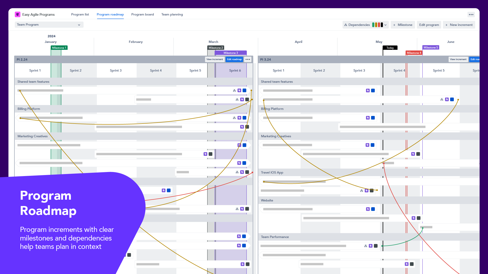 screenshot of Easy Agile Programs